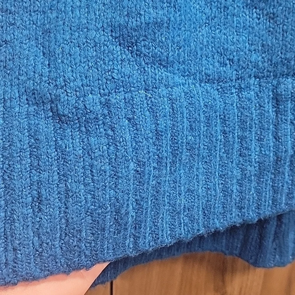 Free People-NWT- Brookside Tunic Sweater In Halcyon Blue-Size XS